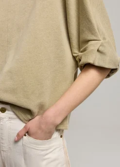 Online Summum Jumper With Rolled-Up Sleeves Green