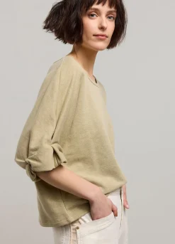 Online Summum Jumper With Rolled-Up Sleeves Green