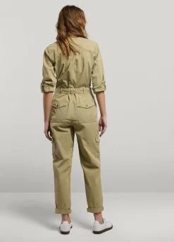 Discount Summum Jumpsuit With Press Studs Green