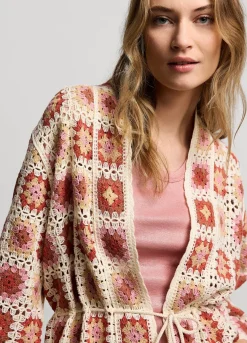 Best Summum Kimono-Look Jacket Multicolor