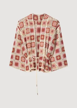 Best Summum Kimono-Look Jacket Multicolor