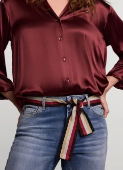 Clearance Summum Knitted Belt Creme