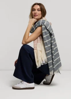Outlet Summum Large Scarf Blue