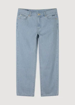 Best Summum Laser-Cut Five-Pocket Jeans Blue