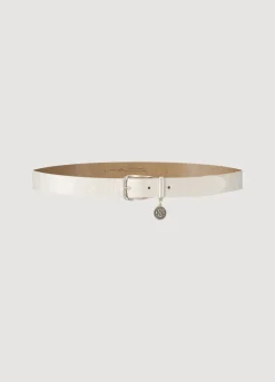 New Summum Leather Belt Creme