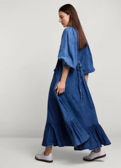 Sale Summum Long Indigo Dress Blue