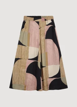 Discount Summum Long Skirt With Print Multicolor