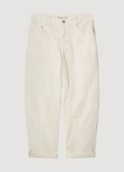 Fashion Summum Loose Fit Trousers White