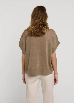 Best Summum Lurex Boxy Jumper Grey