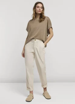 Best Summum Lurex Boxy Jumper Grey