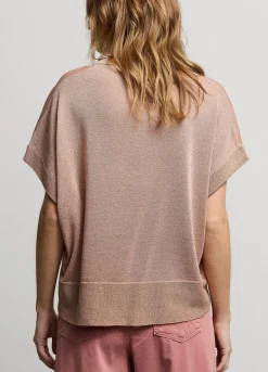 Clearance Summum Lurex Boxy Jumper Pink