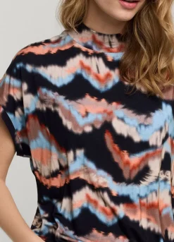 Best Summum Multicoloured Jersey Top Blue