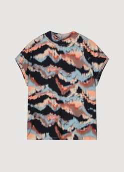 Best Summum Multicoloured Jersey Top Blue