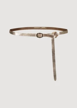 Discount Summum Narrow Long Belt Yellow