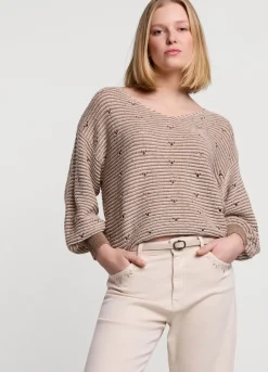 Fashion Summum Narrow Long Belt Creme