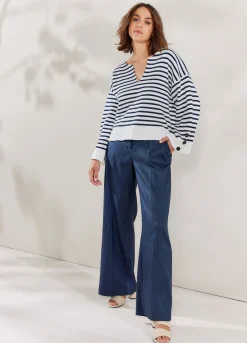 Outlet Summum Nautical Jumper Creme