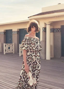 Sale Summum Off-The-Shoulder Dress Multicolor