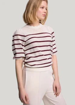 New Summum Open Knitted Jumper Creme