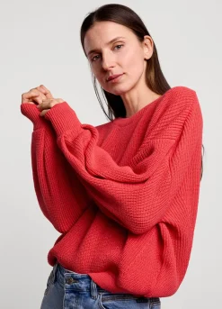 Outlet Summum Oversized Knit Jumper Pink
