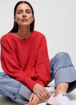 Outlet Summum Oversized Knit Jumper Pink