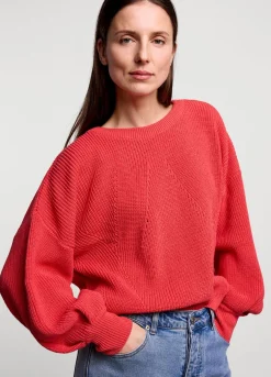 Outlet Summum Oversized Knit Jumper Pink