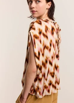 Clearance Summum Oversized Zigzag Top Multicolor