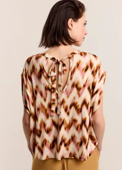 Clearance Summum Oversized Zigzag Top Multicolor
