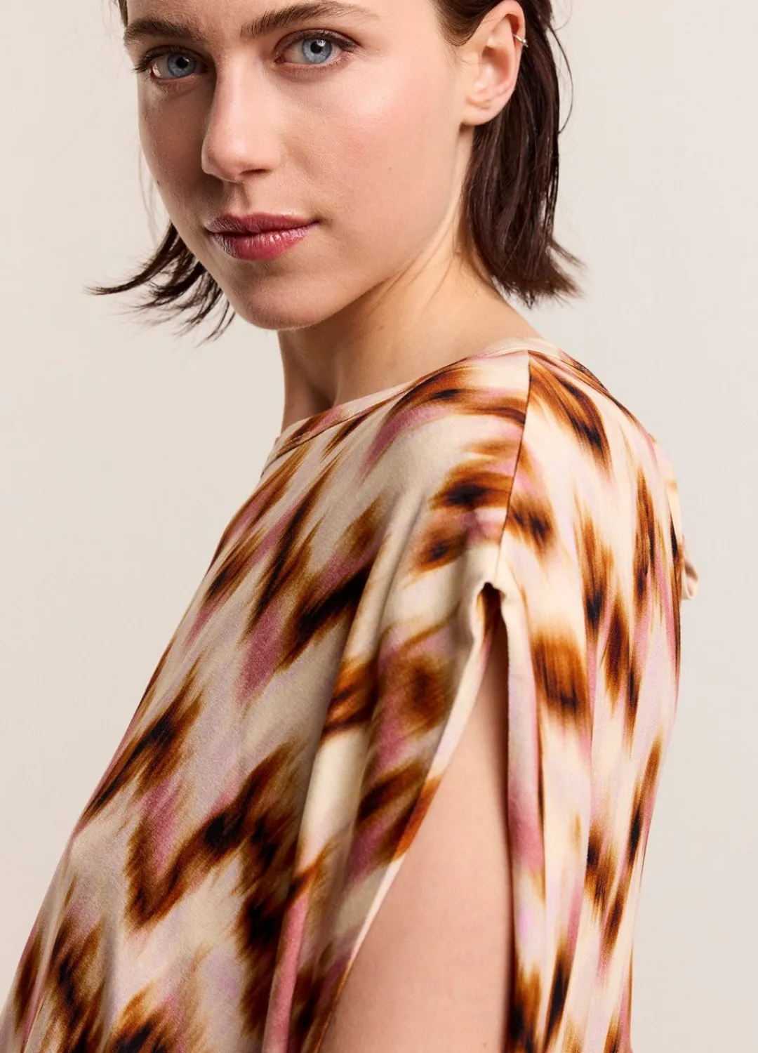 Clearance Summum Oversized Zigzag Top Multicolor
