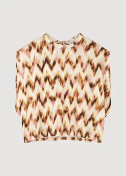 Clearance Summum Oversized Zigzag Top Multicolor