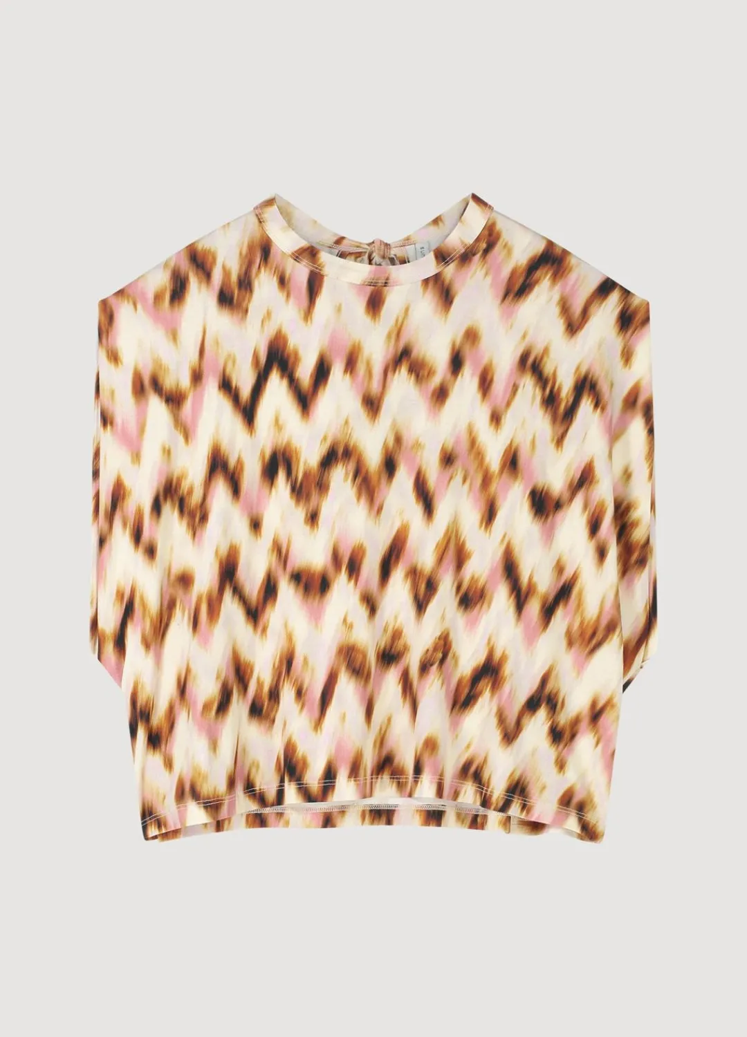 Clearance Summum Oversized Zigzag Top Multicolor