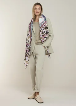 Fashion Summum Paisley Print Scarf Multicolor