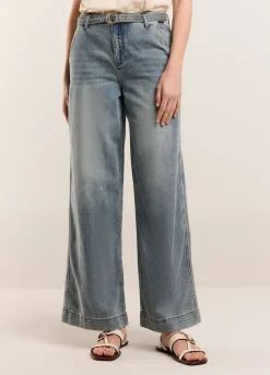 Clearance Summum Palazzo Jeans Blue