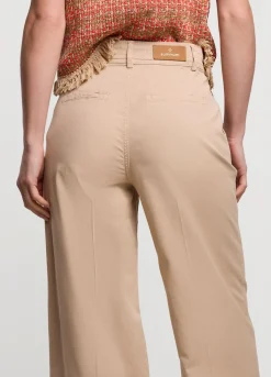 Hot Summum Palazzo Trousers Creme