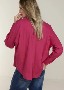 Online Summum Poplin Blouse Pink
