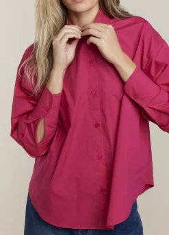 Online Summum Poplin Blouse Pink