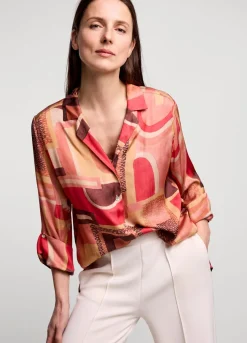 Sale Summum Printed Blouse Multicolor