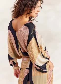 Hot Summum Reversible Top With Print Multicolor