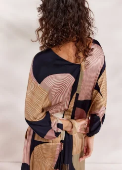 Hot Summum Reversible Top With Print Multicolor