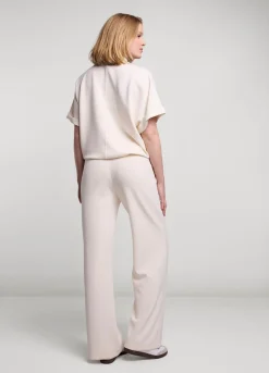 Outlet Summum Scuba Trousers Creme