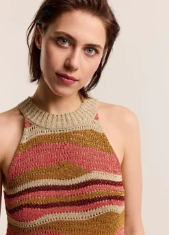 Sale Summum Shimmering Halter Top Multicolor