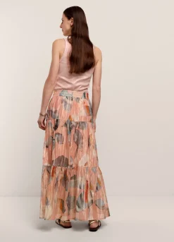 Discount Summum Shimmery Tiered Skirt Multicolor