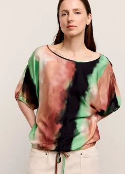 Clearance Summum Shiny Cloudy Top Multicolor