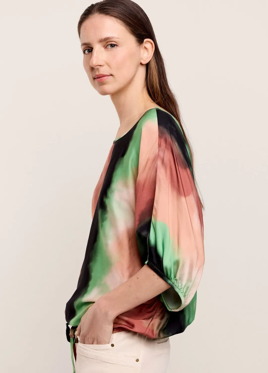 Clearance Summum Shiny Cloudy Top Multicolor