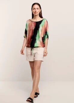 Clearance Summum Shiny Cloudy Top Multicolor