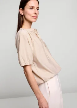 Sale Summum Shiny Lurex Top Creme