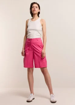 Clearance Summum Short Cargo Trousers Pink