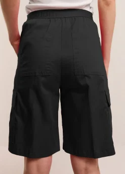 Best Summum Short Cargo Trousers Black
