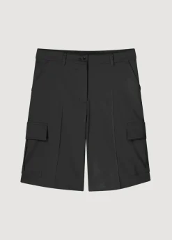 Best Summum Short Cargo Trousers Black