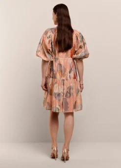 Sale Summum Short Shimmery Tiered Skirt Multicolor