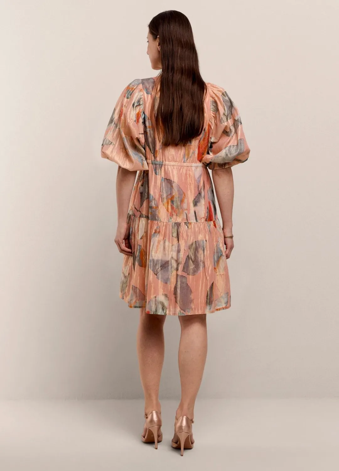 Sale Summum Short Shimmery Tiered Skirt Multicolor